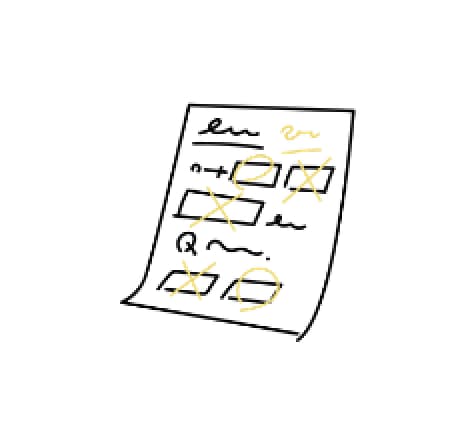 露出結果をまとめた資料のイラスト