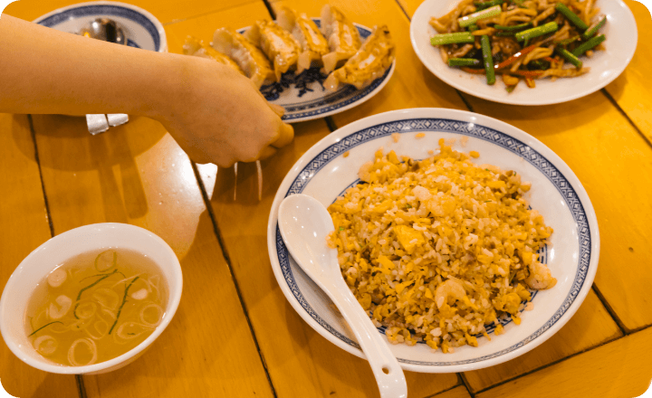 揚州商人の料理
